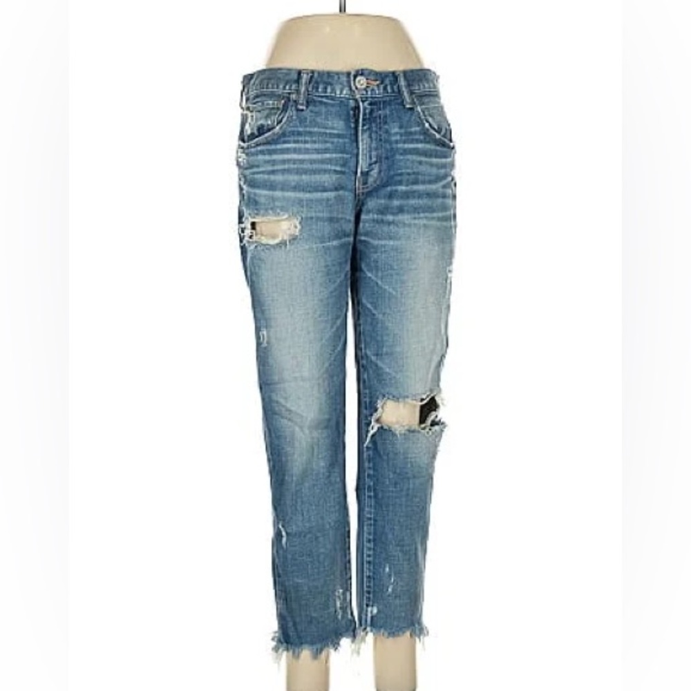 MOUSSY Vintage Denim | Distressed Blue Jeans
